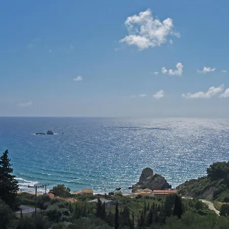 Studio Apartments With Large Swimming Pool And Sea View At Pelekas Beach Corfu * Pelekas